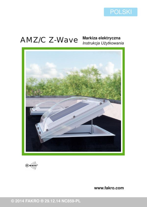 User manual: AMZ/C Z-Wave, AMZ/F Solar (PL)