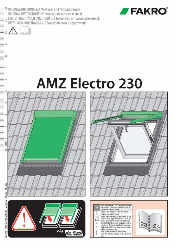 Installation instructions: AMZ Electro 230 (MULTI)