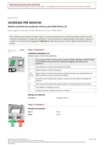 Udhëzime për montim: AMZ Electro 24 (SQ)