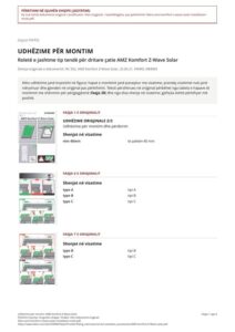 Udhëzime për montim: AMZ Komfort Z-Wave Solar (SQ)