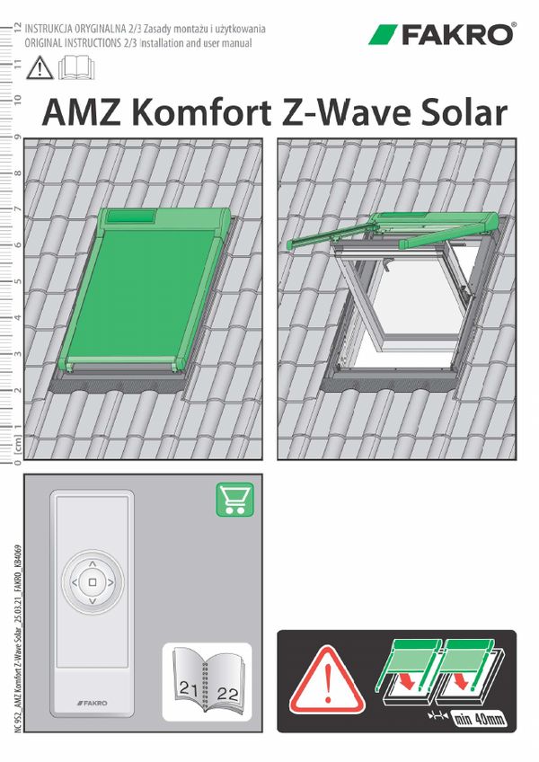 Installation instructions: AMZ Komfort Z-Wave Solar (MULTI)