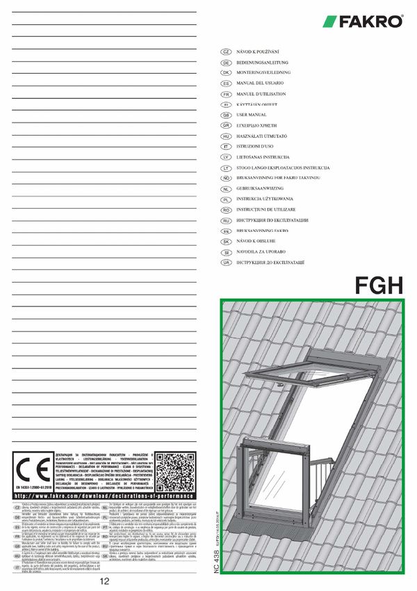 User manual: FGH-V Galeria (MULTI)