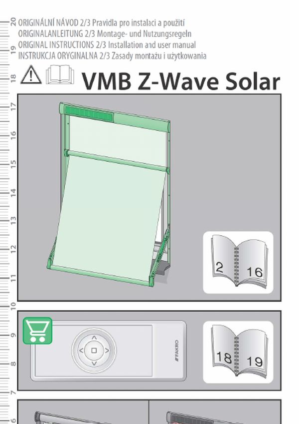 Installation instructions: VMB Z-Wave Solar (MULTI)