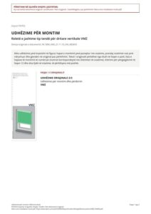 Udhëzime për montim: VMZ (me dorë) (SQ)